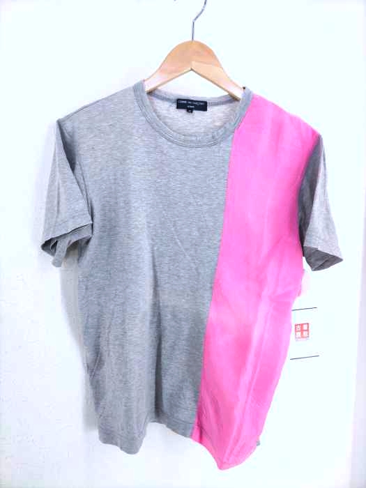 COMME des GARCONS HOMME(コムデギャルソンオム) AD2008 09SS ナイロン切替コットンTシャツ メンズ トップス