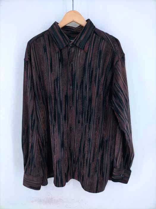 USED古着（ユーズドフルギ） PARDAZZIO ストライプシャツ メンズ トップス