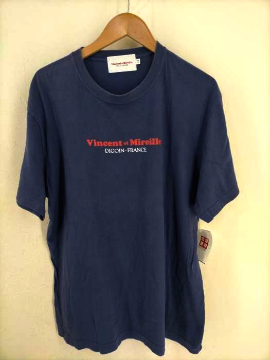 VINCENT ET MIRELLE（フメイ） プリントロゴ クルーネックTシャツ メンズ トップス