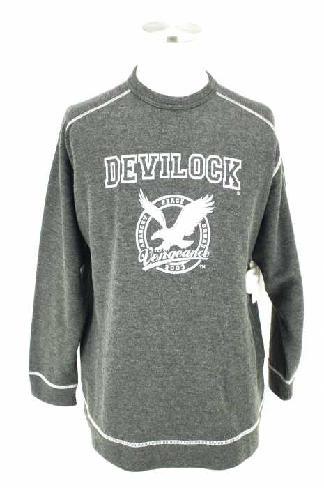 DEVILOCK （デビロック） カレッジプリントスウェット メンズ トップス