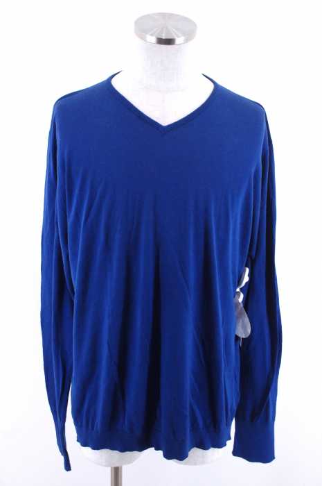 JOHN SMEDLEY（ジョンスメドレー） Vネックコットンニットトップス メンズ トップス