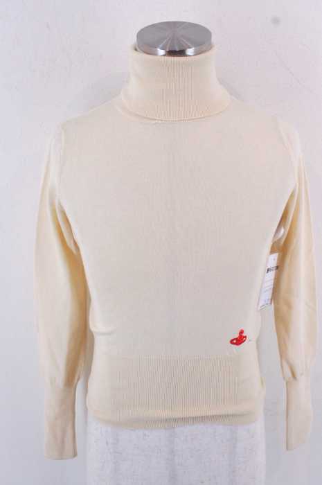 Vivienne Westwood RED LABEL (ヴィヴィアンウエストウッドレッドレーベル) タートルネックウールニットトップス レディース トップス