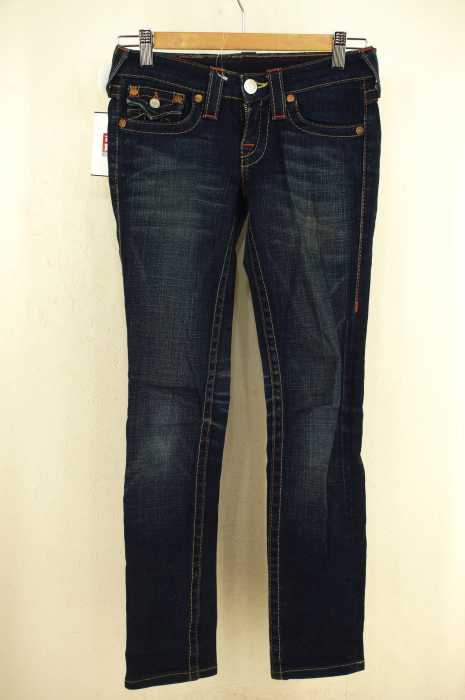 TRUE RELIGION （トゥルーレリジョン） 加工スキニーデニムパンツ レディース パンツ