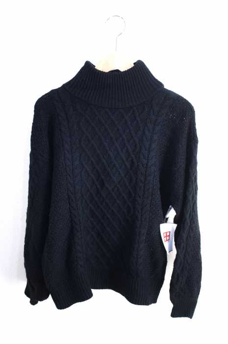 SIMPLICITE (シンプリシテェ) モックネックニットセーター レディース トップス