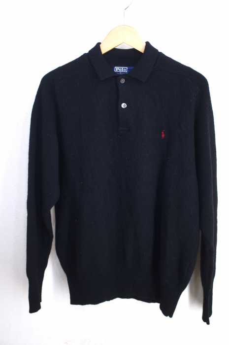 Polo by RALPH LAUREN （ポロバイラルフローレン） ポニー刺繍ニットポロシャツ メンズ トップス