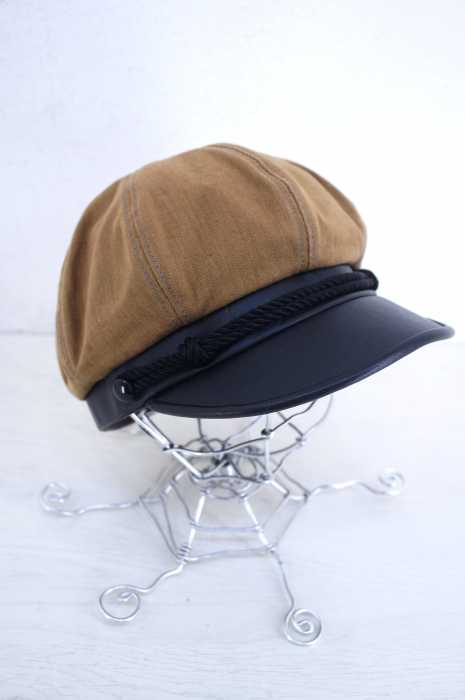 NEIGHBORHOOD × NEW YORK HAT（ネイバーフッド ニューヨークハット） レザーブリム キャスケット メンズ 帽子