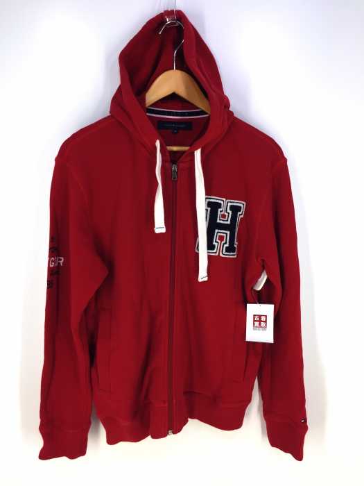 TOMMY HILFIGER （トミーヒルフィガー） ワッペンロゴジップアップパーカー レディース トップス