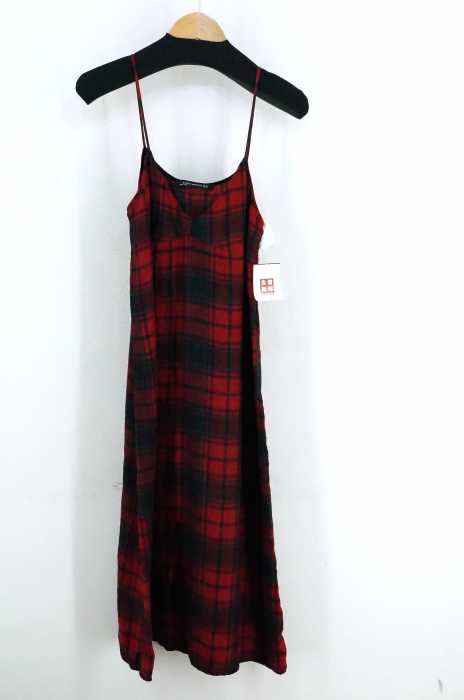 ZARA WOMAN （ザラ ウーマン） チェック柄キャミソールワンピース レディース ワンピース