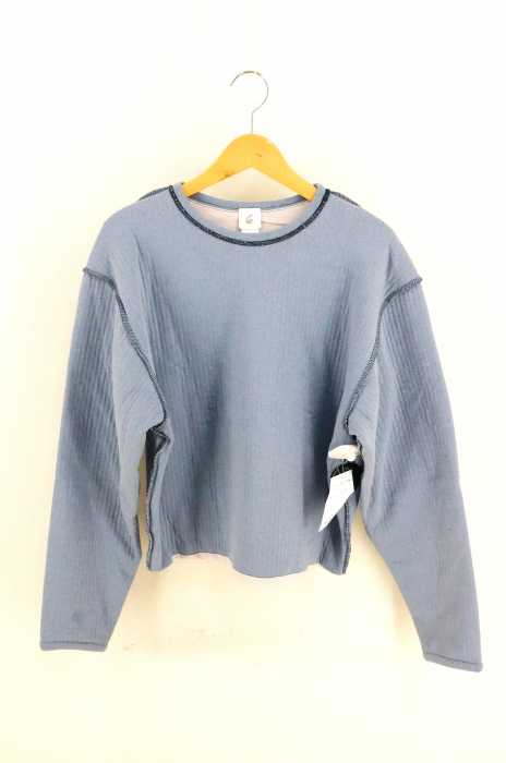 6（ROKU） BEAUTY＆YOUTH UNITED ARROWS（ロクビューティーアンドユースユナイテッドアローズ） SLUB PULLOVER レディース トップス