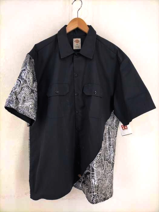 Dickies（ディッキーズ） 切替デザイン 半袖ワークシャツ メンズ トップス