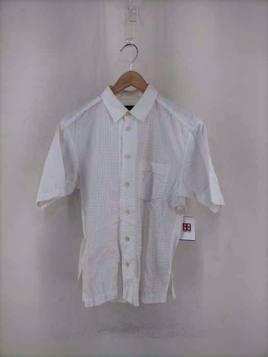 ISSEY MIYAKE MEN（イッセイミヤケメン） ボックスシルエット 半袖ボタンシャツ メンズ トップス