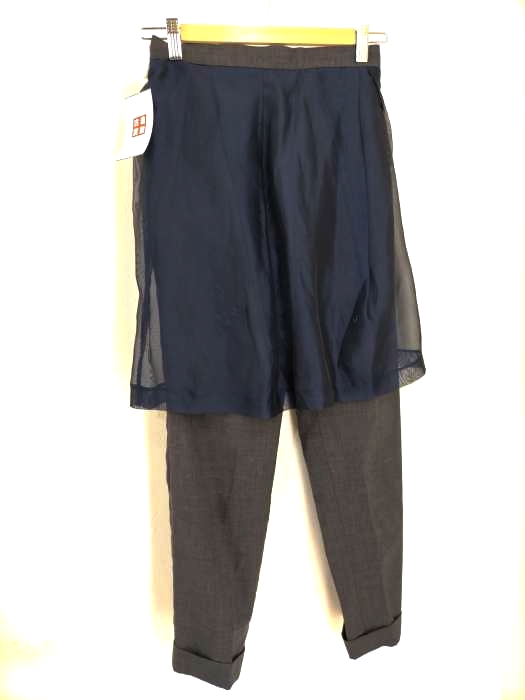kolor(カラー) skirted cropped trousers スカートディテール クロップドパンツ レディース パンツ