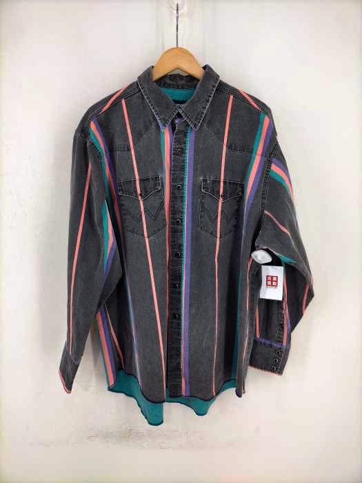 Wrangler（ラングラー） デニムストライプシャツ メンズ トップス