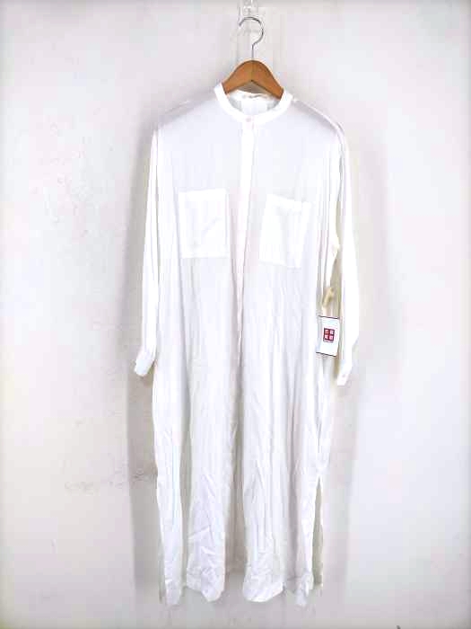 USED古着（ユーズドフルギ） 20AW crie conforto  バンドカラーサイドスリットワンピース レディース ワンピース