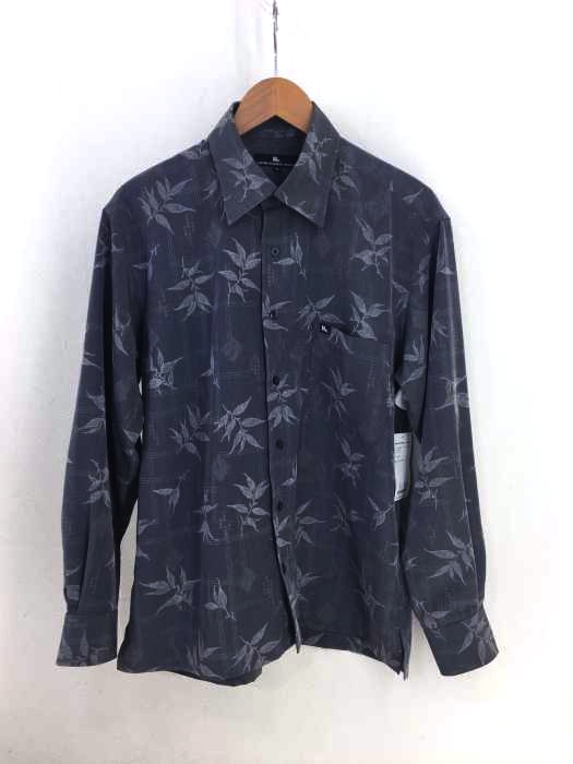 HIROKO KOSHINO HOMME(ヒロココシノオム) ボックスヘム花柄ポリシャツ メンズ トップス
