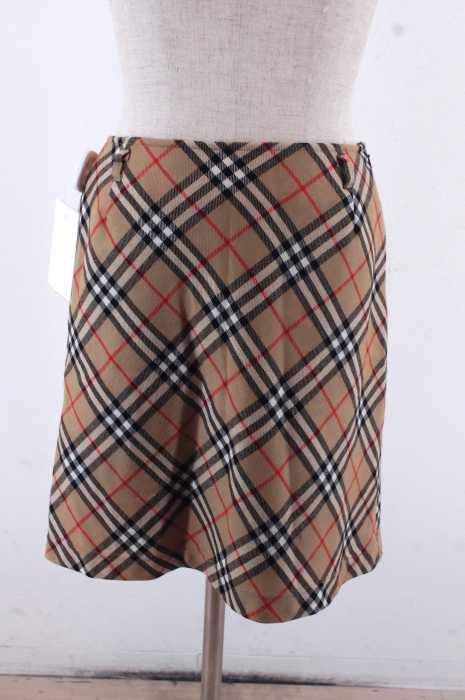 BURBERRY BLUE LABEL（バーバリーブルーレーベル） チェック柄ウールミニスカート レディース スカート