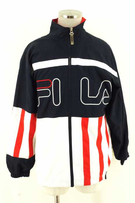 FILA （フィラ） フロントロゴジップアップトラックジャケット メンズ アウター