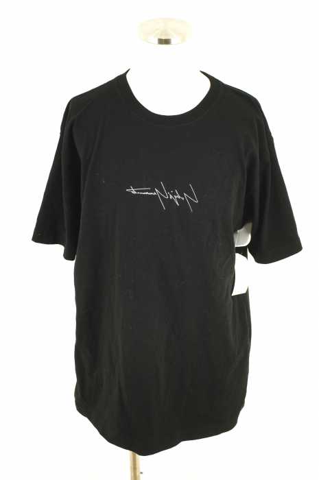 Yohji Yamamoto × NEW ERA （ヨウジ ヤマモト ニューエラ） Cotton Tee シグネチャーロゴ メンズ トップス