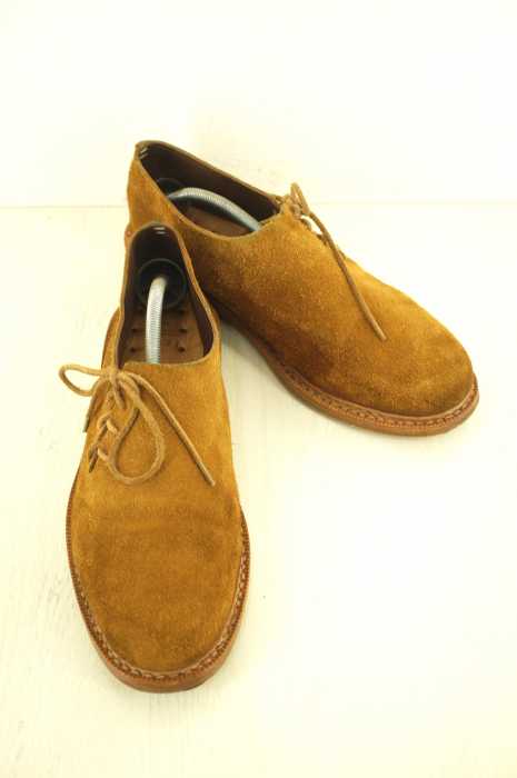 FEIT (フェイト) Side Lace Oxford スウェードサイドレースアップシューズ メンズ シューズ
