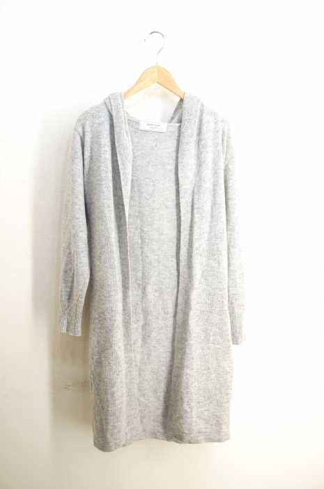 BEAMS Lights （ビームスライツ） フード付きニットカーディガン レディース トップス