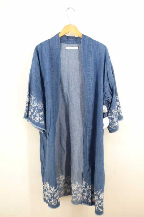 moussy （マウジー） EMBROIDERY デニムガウン レディース トップス