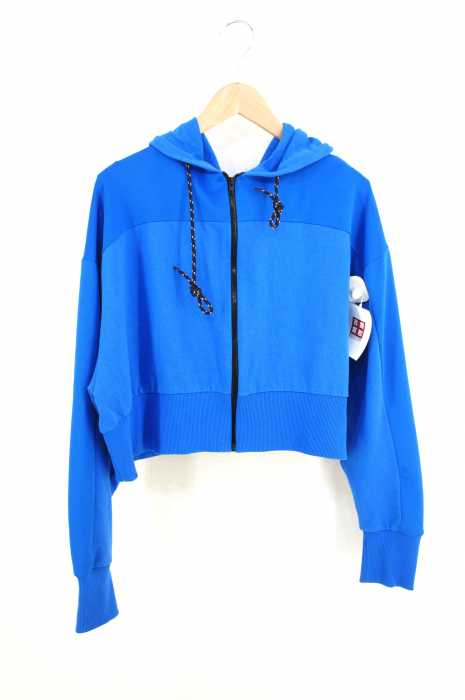 ZARA TRF （ザラティーアールエフ） ワイドシルエットフップアップパーカ レディース トップス