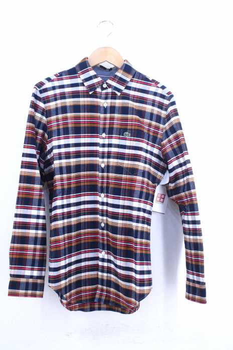 LACOSTE (ラコステ) REGULAR FIT チェックシャツ メンズ トップス