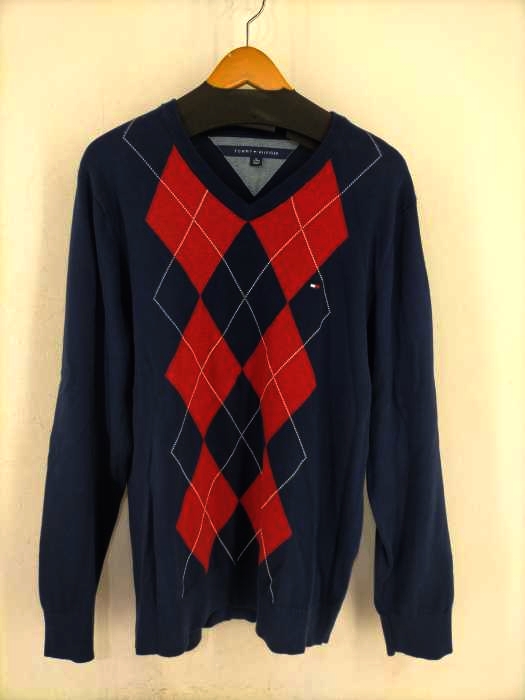TOMMY HILFIGER（トミーヒルフィガー） Vネックニット メンズ トップス