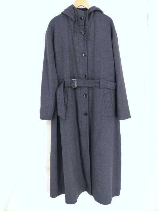 Giorgio Armani(ジョルジオアルマーニ) ウエストベルト ウール フードコート レディース アウター