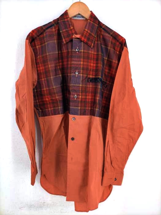 イッセイミヤケ　シャツ ISSEY MIYAKE MEN（イッセイミヤケメン） 90S 97AW ナイロン生地切替