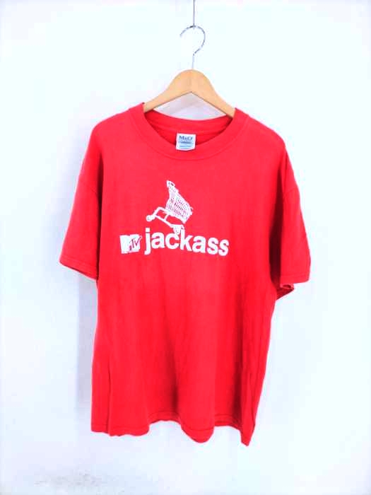 M&O（フルギ） 90S JACKASS プリントTシャツ メンズ トップス