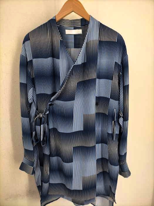 ETHOSENS（エトセンス） ストライプ ハオリロングシャツ メンズ アウター