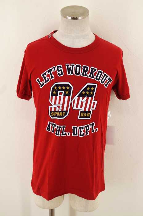 D&G (ディーアンドジー) ナンバリングプリントTシャツ メンズ トップス