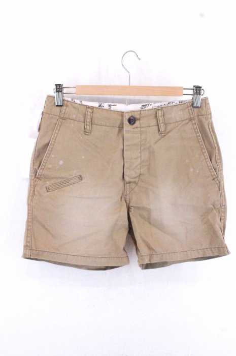 ANTGAUGE (アントゲージ) ペンキUSED加工ショートパンツ レディース パンツ