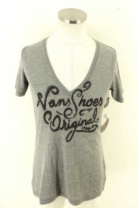 VANS （バンズ） メッセージプリントVネックTシャツ メンズ トップス