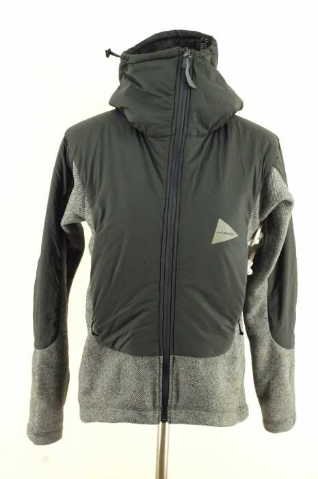 and wander (アンドワンダー) 15AW TWILL FREECE JACKET ツイルフリースジャケット レディース アウター