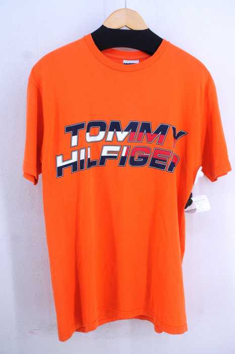 TOMMY HILFIGER （トミーヒルフィガー） 90S USA製 プリントTシャツ メンズ トップス