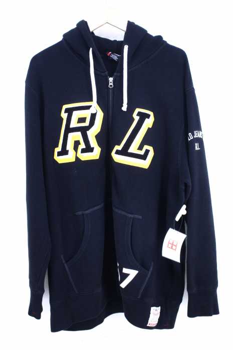 POLO JEANS COMPANY RALPH LAUREN (ポロジーンズカンパニーラルフローレン) ワッペン ジップアップパーカー メンズ トップス