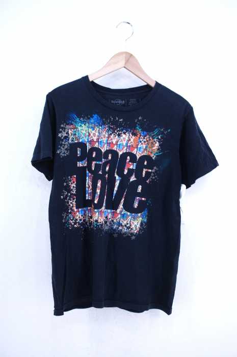 Hard Rock Cafe（ハードロックカフェ） PEACE LOVE プリントTシャツ メンズ トップス