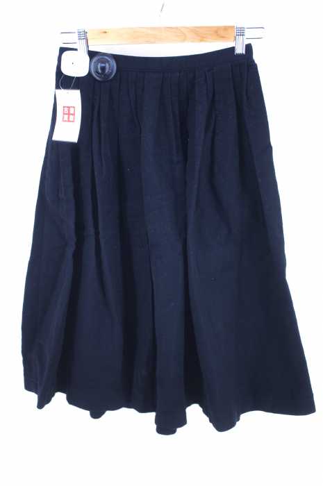 tricot COMME des GARCONS (トリココムデギャルソン) AD2014 モールスキンギャザーフレアスカート レディース スカート