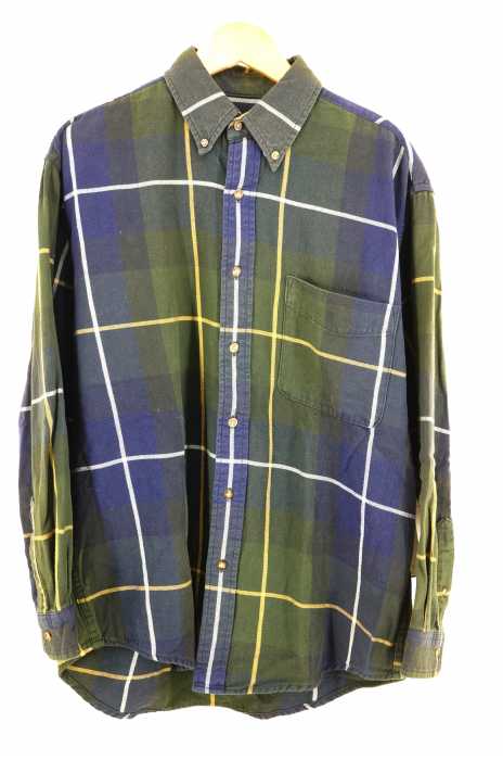 Eddie Bauer (エディーバウアー) チェックボタンダウンシャツ メンズ トップス