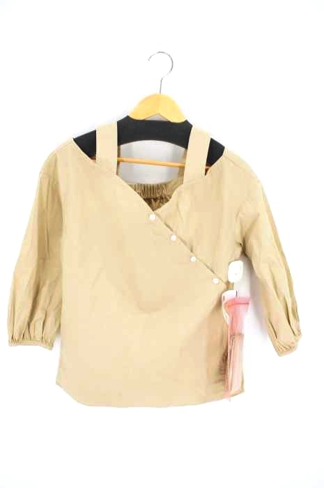 Ray BEAMS（レイビームス） リボンベルト カシュクール ブラウス レディース トップス