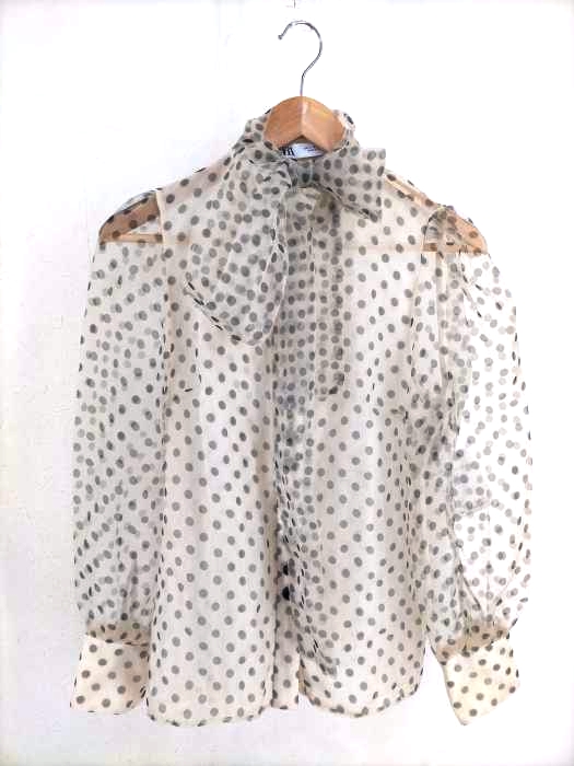 ZARA（ザラ） ドットレーストップス レディース トップス