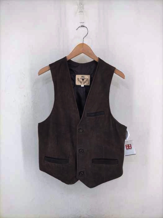USED古着（ユーズドフルギ） レザーベスト メンズ トップス