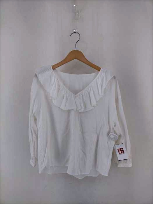 SLOBE IENA(スローブイエナ) 18SS テンセルローンラッフルブラウス レディース トップス