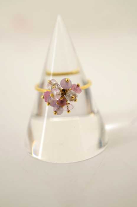 sweet pea (スイートピー) 750ゴールド　ストーンリング レディース アクセサリー