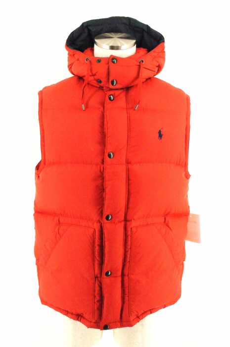 Polo by RALPH LAUREN （ポロバイラルフローレン） フード付きダウンベスト メンズ アウター