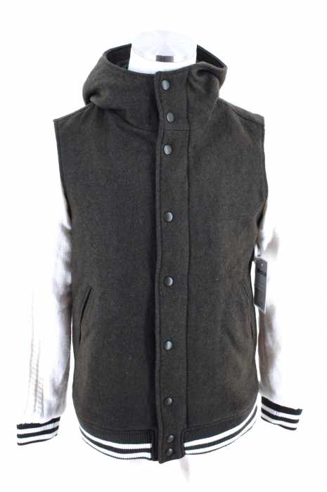 INHERIT （インヘリット） 15AW メルトンニットコンビフードスタジャン メンズ アウター