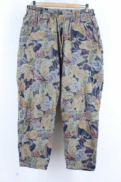 Yohji Yamamoto POUR HOMME (ヨウジヤマモトプールオム) 2014AW 花柄バックデザインサルエルパンツ メンズ パンツ