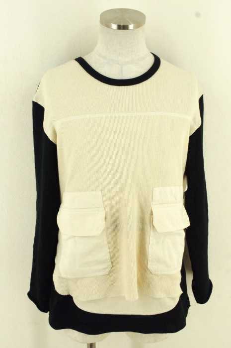 COMME des GARCONS GANRYU （コムデギャルソンガンリュウ） AD2014 サーマルレイヤードトレーナー メンズ トップス